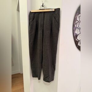 Aritzia Wilfred Grey Patterned Wool Pants Dry Cleaned